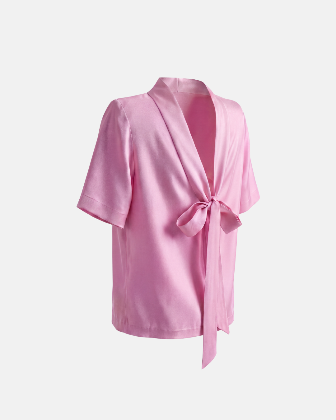 Elegantes Seidentop für Damen von AELLE COLLECTIVE in Rückenansicht